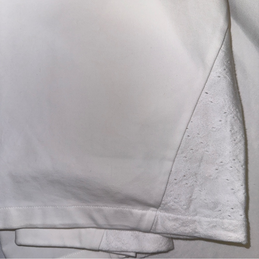 NWT Chico’s Weekend White Eyelet Wide Leg Capri Pants w/ pockets Size 4 (18-20) - Picture 7 of 14